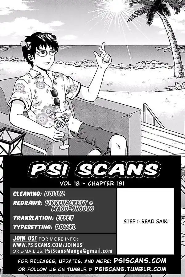 Saiki Kusuo no Psi Nan Chapter 191 1